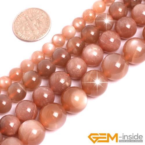 Natural Stone Gray Flash Moonstone Round Beads For Jewelry making Strand 15" DIY Bracelet Necklace Fashion Jewelry Bead 6mm 8mm