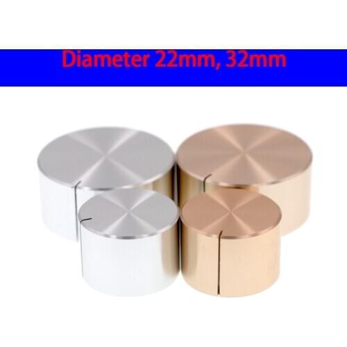KYYSLB 22*15mm Tube Amplifier Power Amplifier CD Player All-aluminum Solid Knob Audio Speaker Chassis Volume Potentiometer Knob