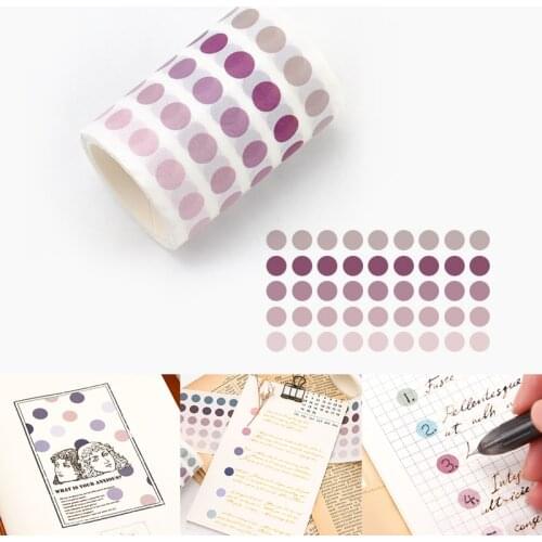 60mmx3m Dots Washi Tape Decorative Adhesive Tape Stickers Japanese Paper Diy Planner Masking Tape Diy Label Stationery Supplies