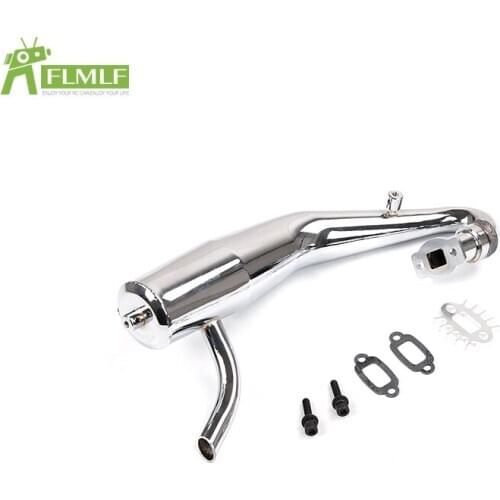 BM Big Foot Resonant Exhaust Pipe Set Fit for 1/6 HPI FG Monster Hummer Truck ROFUN ROVAN 4WD Big Monster Toys PARTS