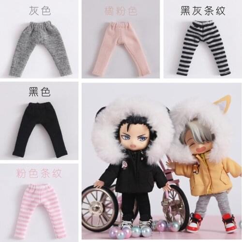 New Doll Clothes Stripe Sport Pant for ob11 Doll clothing for ob11,holala,obitsu11,1/12 bjd dolls accessories clothes for dolls