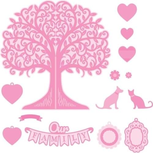 New Metal Cutting dies tree card Scrapbooking Stencil Cut Die For DIY Card Crafts Handmade
