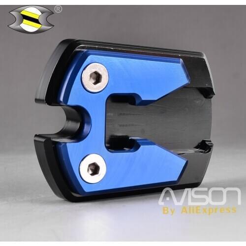 Fit for NMAX155 NMAX Motorcycle Flat Foot Side Stand Extension Pad Plate BLUE