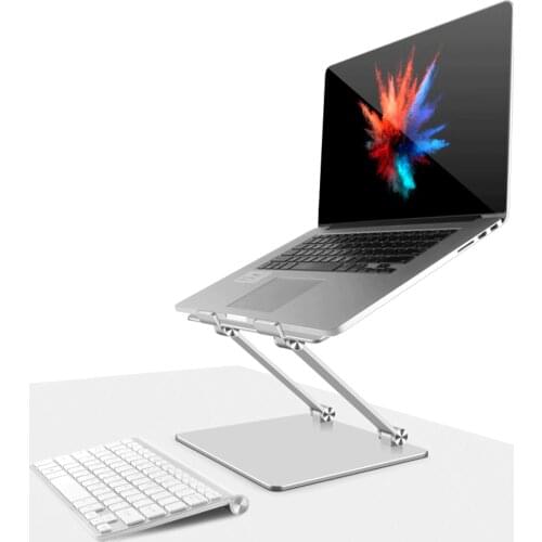 Aluminum Alloy Adjustable Laptop Stand Folding Portable for Notebook MacBook Computer Bracket Lifting Cooling Holder Non-Slip