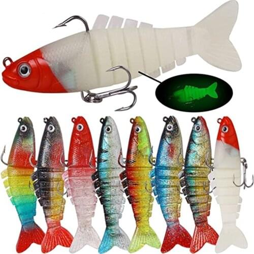 1PCS 9cm Fishing Baits 16g Multi-section Hard Bait Artificial Crankbait JerkBait Jigging Wobblers Swimbait Fishing Tackle