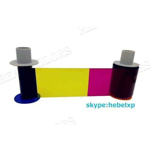 Compatible Ribbon PCC084051 YMCK Ribbon 500 Cards Images Made in South Korea