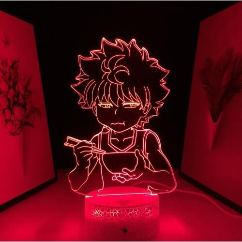 3D LED Lamp Anime Figure Multiple Color Changes With Remote Control Childrens Festival Birthday Gifts