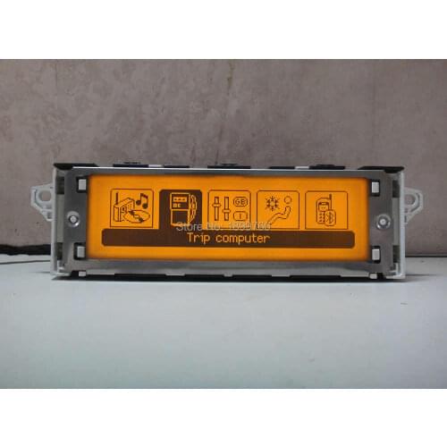 Yellow monitor screen support USB Dual-zone air Bluetooth Display 12 pin for Peugeot 307 407 408 citroen C4 C5 screen