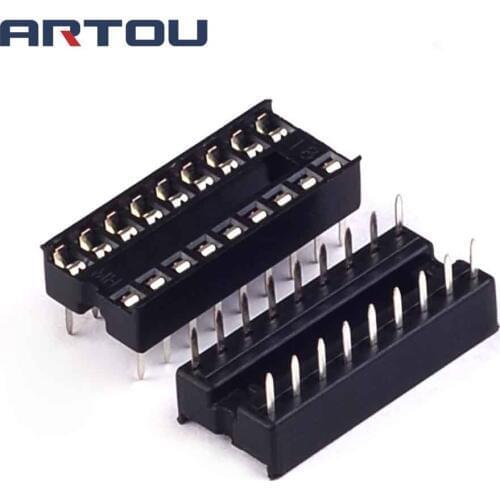 10PCS 18 Pin DIP SIP IC Sockets Adaptor Solder Type