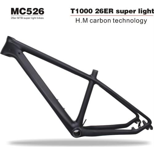 2020 T1000 carbon frame 26er carbon mountain bike frame mtb 26er Carbon fiber Mountain Bike Frame size 17"