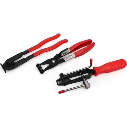 3PC CV Joint Boot Clamp Pliers Car Banding Hand Tool Kit Set For Use MultiFunctional With Coolant Hose Fuel Hose Clamps Tools