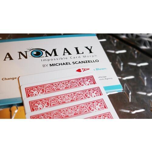 Anomaly (Gimmicks and Online Instruction) by Michael Scanzello Card Magic Tricks Illusions Close up Magic Fun Props Magician