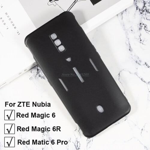 360 Degree Full Cover Case For ZTE Nubia Red Magic 6R Etui Soft Black TPU Case For Red Magic 6 Pro NX669J-P 6 NX669J Back Cover