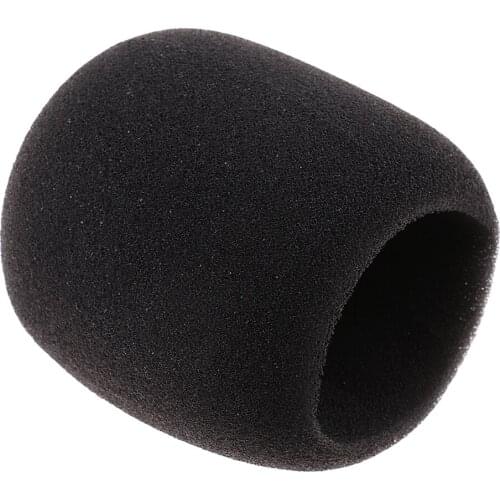 Stage Microphone Windscreen Soft Windshield Foam Sponge Mic Cover Black