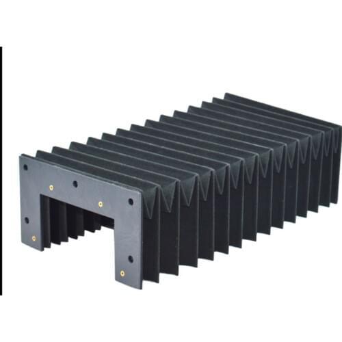 Custom Size Milling Flexible CNC Engraver Machine Protective Flat Accordion Bellows Cover In-line Organ Telescopic protective