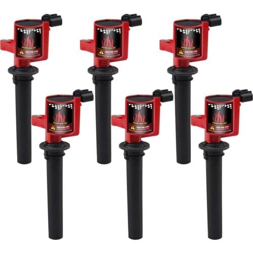 6 Pack High Performance Ignition Coil Fit Ford Escape Taurus Mazda 3.0L V6 DG500