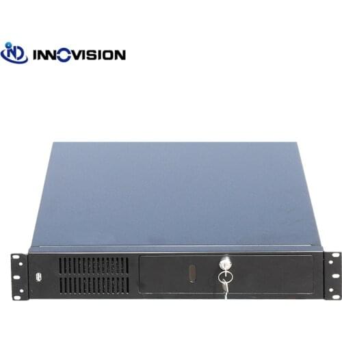 Compact 2U IPC Case L450mm support full height card with horizontal expansion slots rackmount 2U server chassis