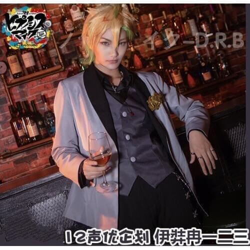Hypnosis Mic Division Rap Battle Hifumi izanami Matenrou Cosplay Costume Full Set Costume Wig Microphone Adult Size