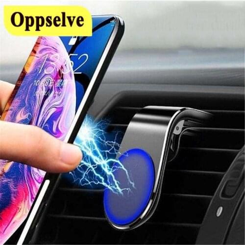 Oppselve Universal Car Air Vent Magnet Stand in Car for Huawei Samsung Xiaomi Redmi Magnetic Car Phone Stand for iPhone 12 11
