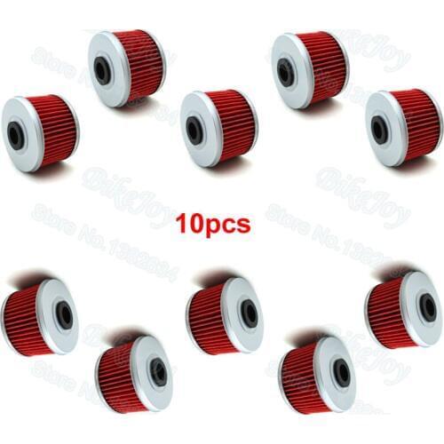 10ps/pack Oil Filters For Honda TRX200D TRX300 TRX350 TRX420 TRX450 TRX500 FOURTRAX