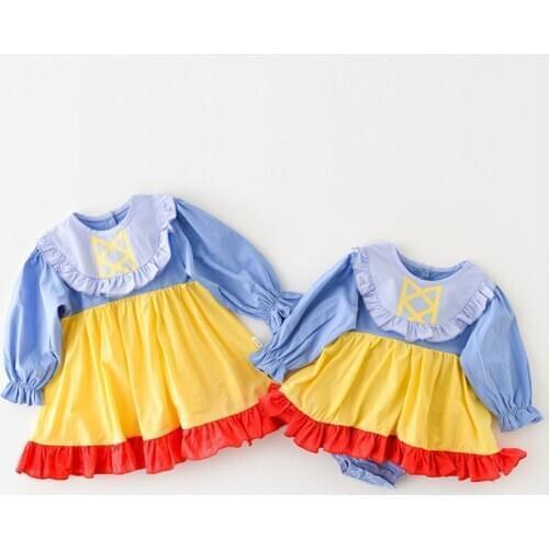 New 2021 Spring Autumn Kids Girl Rompers Infant Baby Girl Newborn Rompers Dress Clothes Baby Girl Rompers Dress