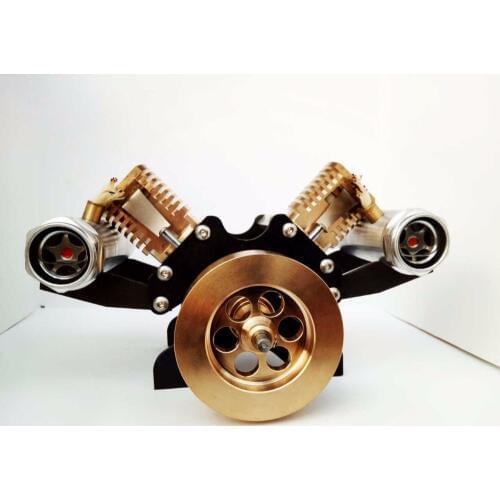 NEW V - type Suction fire Stirling Engine DIY Models toys Innovative Science toys Kids Educational Toy gifts