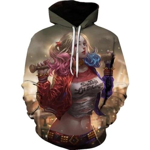Hooded sweatshirt sweater 3d digital printing hoodie anime men/women hoodies fashion autumn hoodies tops long sleeves