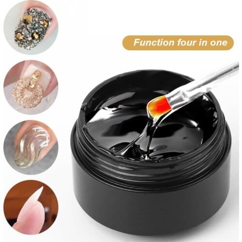 Nail Art Hard Seal Coat Nail Gel Multifunctional Diamond Decoration Glue Stick Gel Firm Gel Four-in-One Functional Glue TSLM1