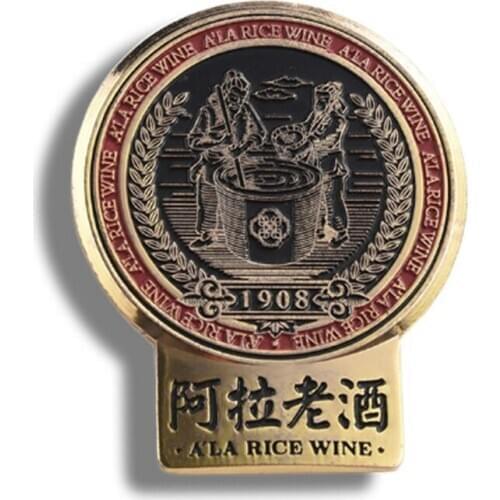 Factory Promotion Plating Commemorative Badge Cheap Zinc Alloy Pin