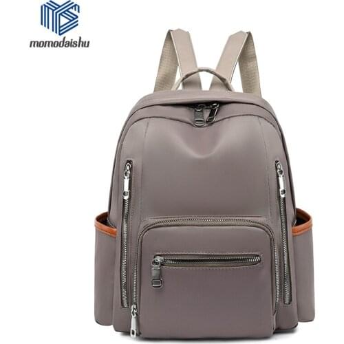 Backpack Women 2021 Fashion Ladies Casual Waterproof Backpacks Teenage Girls Nylon Oxford cloth Bag Sac A Dos