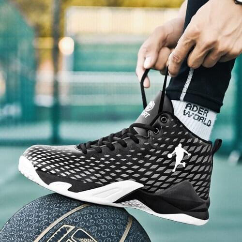 2021 Men Basketball Shoes Men High-Top Sports Cushion Hombre Athletic Mens Shoes Women Comfortable Breathable Basket Sneakers