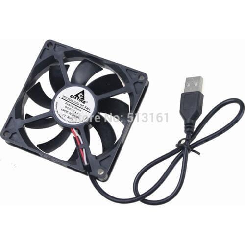 5 Pieces Gdstime 80x80x15mm 8015 Computer Case USB 80mm 8cm 5V DC Cooling Fan