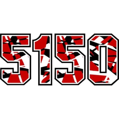 5150 car stickers cover scratches waterproof car accessories car products car labels interior decoration polyethylene decals