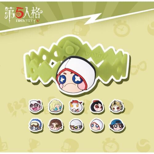 Anime Game Identity V Gardener Kawaii Mechanic Michiko Lucky Mercenary Cosplay Wristband Cute Change Sports Wristband Xmas Gifts