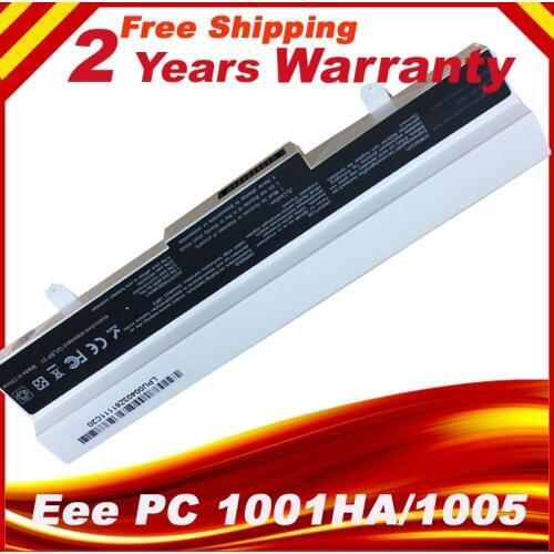 White Battery for Asus Eee PC EEEPC 1001HA 1001PX 1005HA 1005PE 1101HA AL32-1005 ML32-1005 PL32-1005