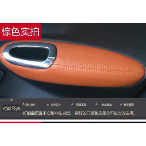 Door armrests foreskin, car interior modification, decoration, used for Peugeot 301 Citroen Elysee 2014.,free shipping