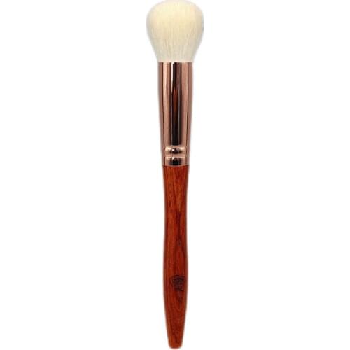 K03 Professional Handmade Makeup Brush Soft Saibikoho Goat Hair Round Blush Highlighter Brush Rosewood Handle Make Up Brushes