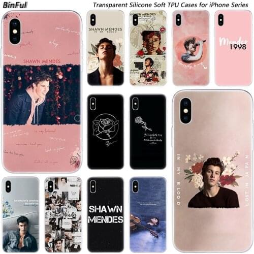 Hot Shawn Mendes 98 Soft Silicone Fashion Case for Apple iPhone 11 Pro XS MAX XR X 7 8 Plus 6 6s Plus 5 5C 5S SE TPU Cover