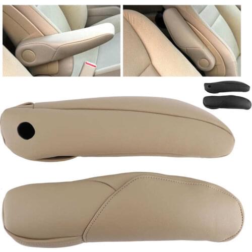 Car Seat Armrest Handle Cover Decor Trim Microfiber Leather Fit for Honda CRV 2010-2017 auto accessories