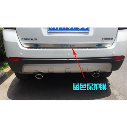 High quality stainless steel Chrome Rear Trunk Lid Cover Trim For 2007-2018 Chevrolet CAPTIVA Car styling
