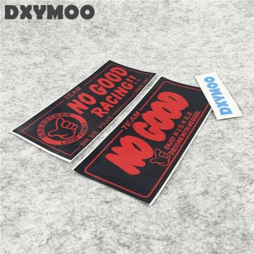 Car Stickers Motorcycle Helmet Vinyl Decals for Japan Osaka Funny Enjoy Driving with NO GOOD RACING 17.5x7cm