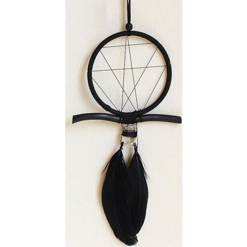 New girl heart lace lantern black retro dream catcher pendant feather wind bell gift girlfriend lover gift student women gift
