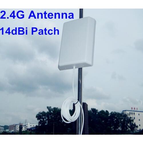 2.4G panel antenna outdoor wifi 2.4g patch antenna 9dBi SMA L brackets 2400-2500MHz