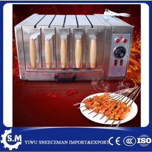 Five groups Kebab making oven 45 strings to make one time