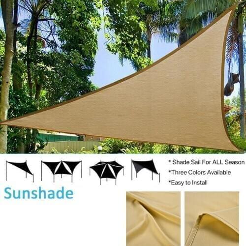 Triangular Sun Shade Garden Patio Shade Swimming Pool Canopy For Outdoor Camping Picnic Tent Beach Fishing Dropship