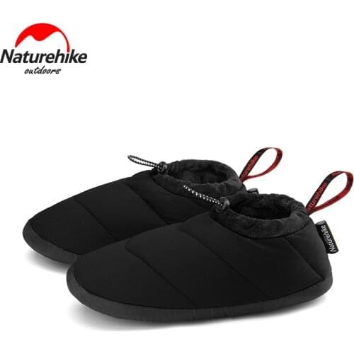 Naturehike Outdoor White Down Camping Shoes Winter Woman/Man Boots Ultralight Antiskid Waterproof Snowshoe Boot 5~-5℃ NH20FS027