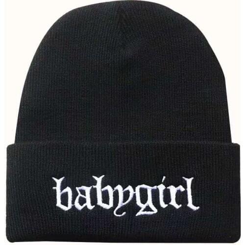 Winter Hats For Women New Beanies Knitted Letter Embroidery Hat Girls Autumn Female Beanie Caps Warmer Bonnet Ladies Casual Caps