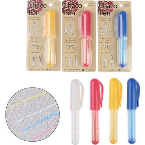 1PC Chalk Wheel Pen Cut-free Fabric Marker Pen Sewing Tailors Chalk Pencils Garment Pencil Sewing Chalk For Tailor Sewing New