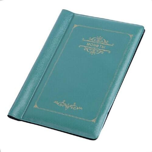 120 Sheets Coin Holder 4 Colors Coin Album Portable Album Coin Money Storage Book Case Folder Holder Collection Collecting