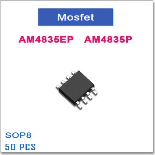 50PCS SOP8 AM4835EP AM4835P 4835 N-Channel High quality AM